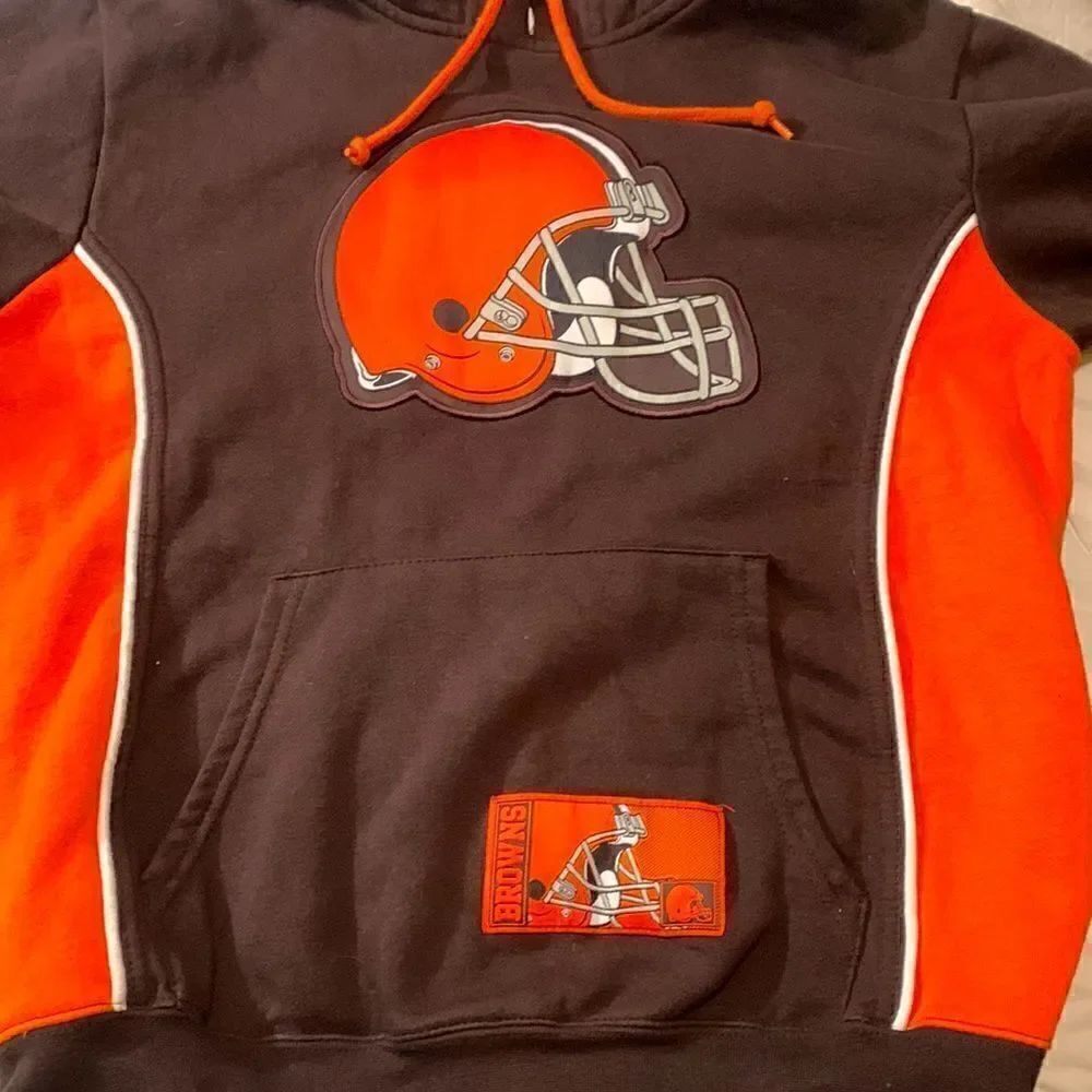 CLEVELAND BROWNS, hoodie, ladies small or boys large, great condition